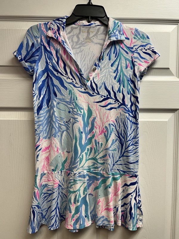 Lilly Pulitzer Short sleeve Girls Dress Size 8-10