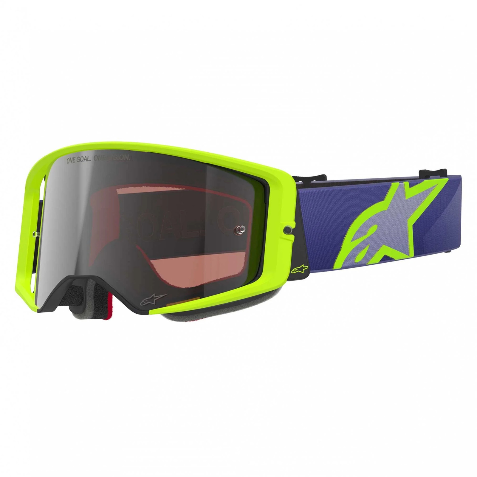 Alpinestars MX | MTB Vision SuperTech Goggles CORP (Purple/Yellow Fluo) Mirror S