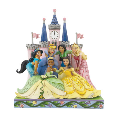 Jim Shore Disney Traditions schönes und tapferes Prinzessinnenschloss - 6013075 - Neu
