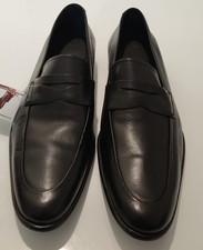 Anatomic Prime Leather Penny Loafers Shoes Black Size uk 11 eu 45