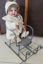 antiker originaler Puppenschlitten ca.1930