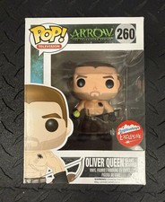 Funko POP Arrow Oliver Island Scarred #260 Fugitive Toys Exclusive