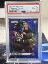 2024 WNBA Panini Prizm Elizabeth Kitley Blue Pulsar Rookie Variation /199 PSA 10