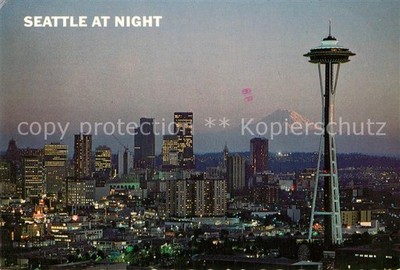 Seattle Washingtons downtown business district Mount Rainier 