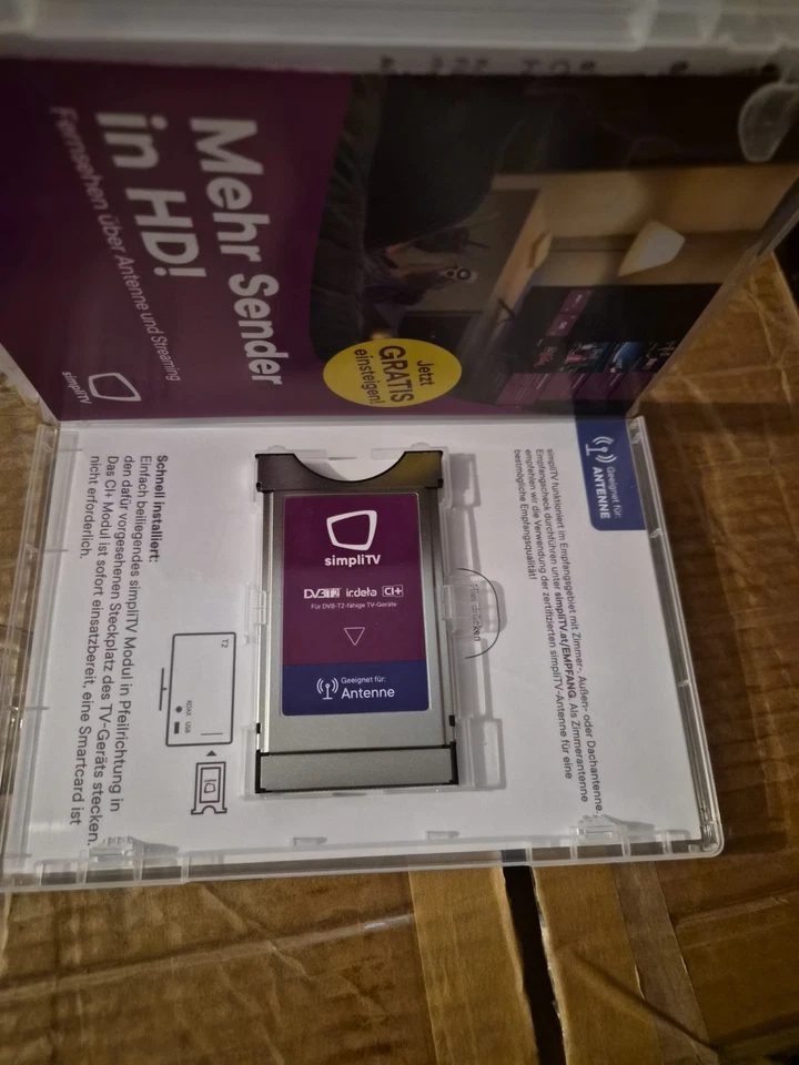 simpliTV-Modul (Österreich)   für DVB-T2 / CI+ fähige TV/Receiver  - Bild 2 von 4
