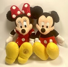 Authentic Disney Parks Mickey Minnie Mouse Plush Set Disneyland 18