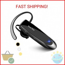New bee Bluetooth Earpiece V5.0 Wireless Handsfree Headset with Microphone 24 Hr