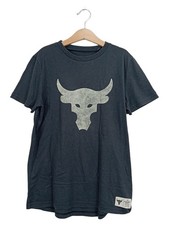 Under Armour T-Shirt Kinder Gr. 146 Schwarz Sportlich Bullenlogo