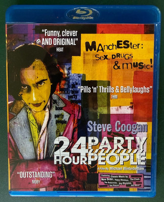 24 Hour Party People (Blu-ray) Steve Coogan, punk rock, 2002, R, Ohio seller