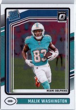 2024 Panini Donruss Optic - Malik Washington #272 Rated Rookie (RC)