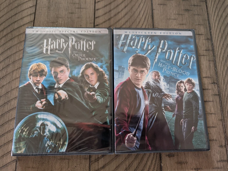 Harry Potter Order of the Phoenix 2 Disc and Half Blood Prince Bundle Set New - Image 2 of 4