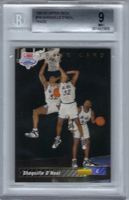 Shaquille O'Neal 1992 Upper Deck Upper Deck Trade Card