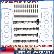 Camshafts Rockers Lifters Kit For Chrysler 200 300 Dodge Ram 3.6l V6 Pentastar