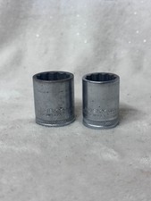 Husky 1/2"drive 12pt Sockets Lot of Two 13/16 and 15/16 Made in USA Tools