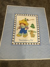 Strawberry Shortcake Huckleberry Pie  Pupcake Baby Quilt Comforter Blanket VTG