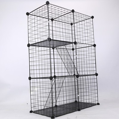 3-Tier Cat Cage Enclosure Playpen House for Small Pet Ferrets Rat Rabbits Kitten