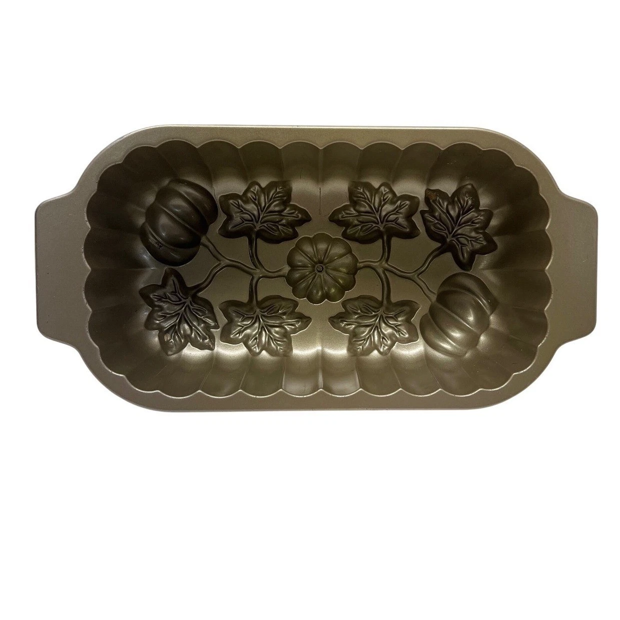 Nordic Ware 3D Pumpkin Patch Loaf Pan Autumn Fall Baking Mold USA