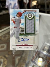 2024 Panini Boys Of Summer Prospect Material Signatures Chase Davis Rookie /99!!