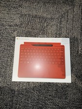 Microsoft Surface Pro 8 9 X Keyboard Red English French Bilingual 8X6-00022