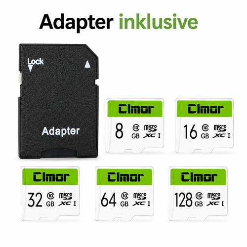 Cimor Micro SD Karte Speicherkarte 8GB 16GB 32G 64GB 128GB Memory Card ...