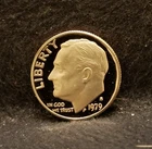 Photo of a 1979-S Roosevelt Dime Proof from an eBay sale