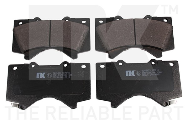 Bremsbelagsatz Scheibenbremse NK 2245103 FüR Cruiser Land Toyota Prado 200 Pick-image