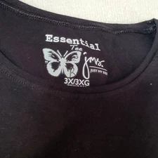 New Without Tags 3x Just My Size Women's Tee Longsleeve Free Shipping 