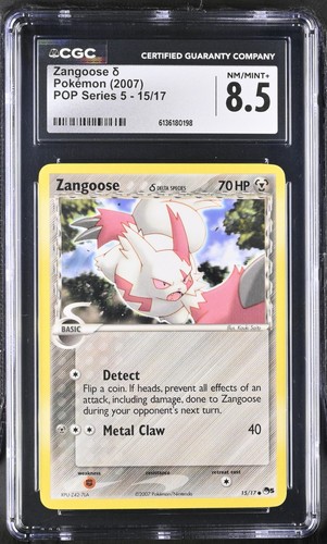 Zangoose δ graded CGC 8.5 for sale on eBay