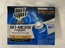Hot Shot Bug Killer No-Mess Fogger with Odor Neutralizer Contains 3 Foggers