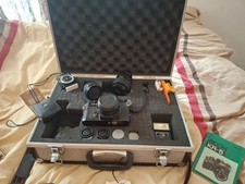 Ricoh KR-5 35mm SLR Film Camera with Lenses and Carry Case and Film