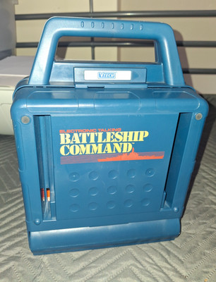 Vtech Electronic Talking Battleship Command Game Vintage 1990 Carry Case Working