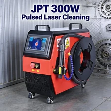 JPT 300W Pulse Laser Cleaning Machine for Remove Rust Oil Metal Ceramic tile