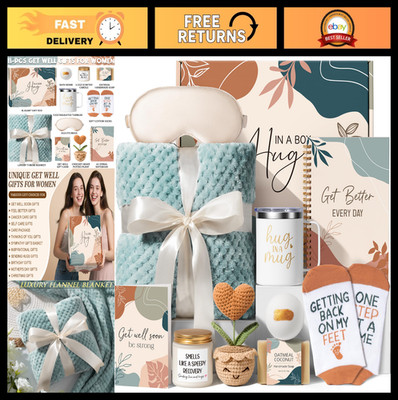 Get Well Soon Gift Basket for Women - Surgery Recovery & Chemo Care Package