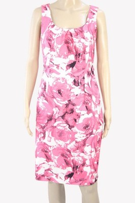 L. K. Bennett Damen Kleid Gr. 38 (UK 12) Rosa Shiftkleid Shirtkleid Dress