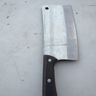 FMA/Omcan  Meat Cleaver - Heavy Duty Stainless ,  8" Blade  with Full Tang — photo 5