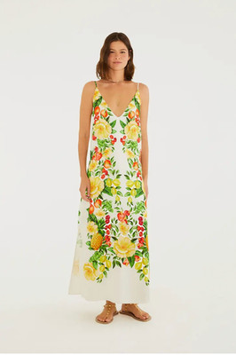 gorgeous farm rio dress nwt size m