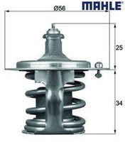 Mahle TX7978D Thermostat FüR KüHlmittel Thermostat KüHlmittel FüR Subaru