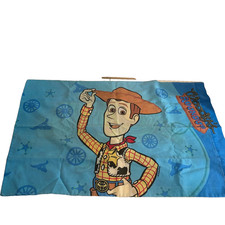Disney Toy Story Woody and Buzz Lightyear Pillow Case Kid's Blue