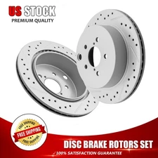 Rear Brake Rotors Disc For 2014 2015 2016 2017 2018 Subaru Forester Vented 2.0L