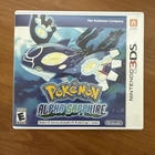 Pokemon Alpha Sapphire Version Nintendo 3DS Authentic Cartridge And Case