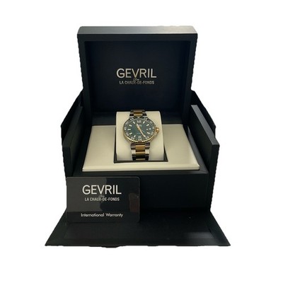 Gevril Men's 46703 Riverside Swiss Automatic Stainless Steel Limited Ed. 22/500￼