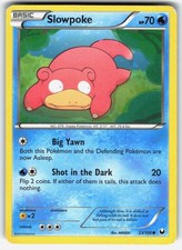 Slowpoke 23/108 Dark Explorers Pokemon Common Heavily Played
