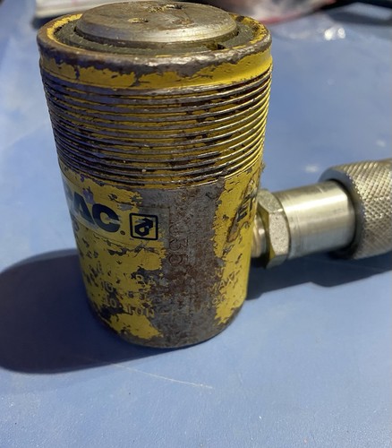 ENERPAC RC-101 HYDRAULIC CYLINDER 10 TON, 1 INCH STROKE, Used, Free Shipping - Picture 3 of 3
