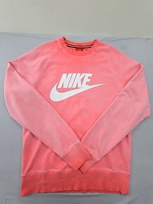 Nike Sweatshirt Pink Fleece Crew Neck Größe S Unisex