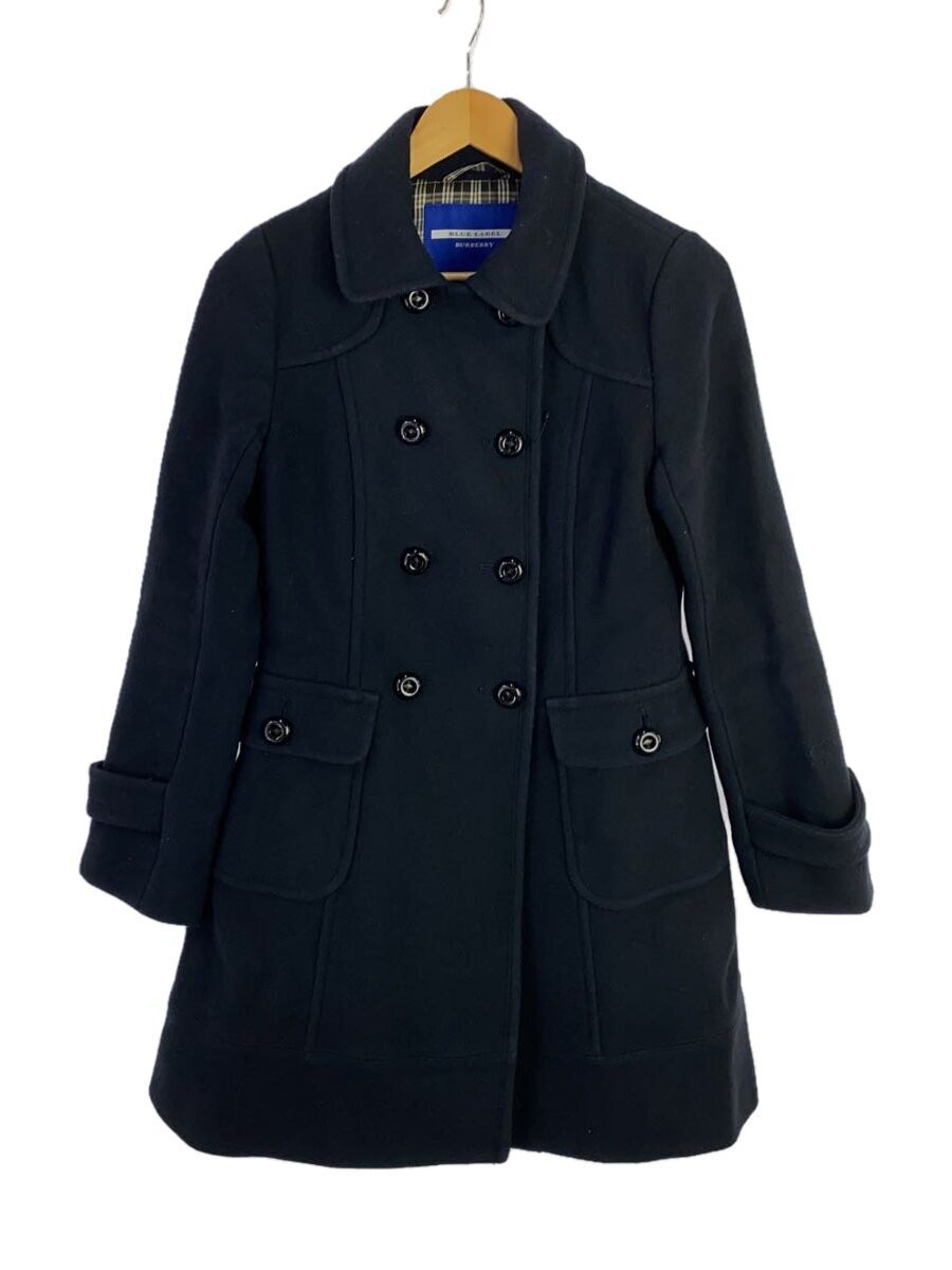 BURBERRY Blue Label Mens Black Cotton Coat Size M #EG ZIA