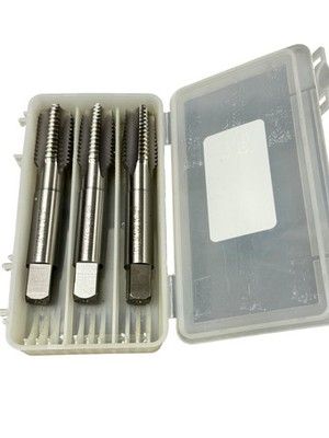 New Greenfield Threading 342704 3/4-10NC 3 Pc Hand Tap Set H3 4FL ST HSS