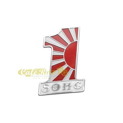 Emblem Badge For Yamaha KAMIKAZE Tank Aluminium Height 6cm Number One