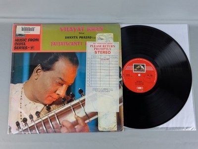Vilayat Khan - Jaijaivanti Rageshree. ASD 2460. VG+/G Music From India. Vinyl LP