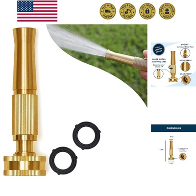 #ad #ad Brass Adjustable Nozzle Twist Garden Hose Sprayer Heavy Duty Power Spray At... $13.99