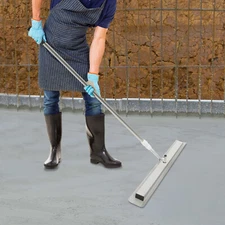 80*10cm Concrete Finishing Trowel Tools Concrete Kit for Cement Surface w/ Shoes